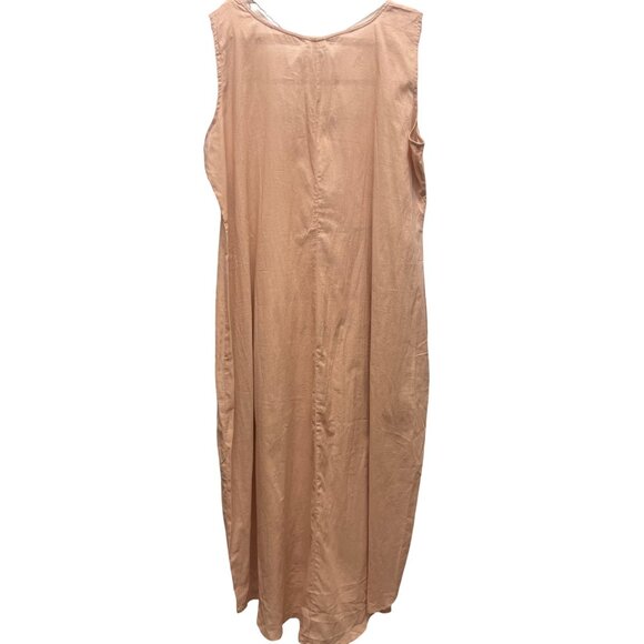 Nataya NWT Pink Crepe Scoop Neck Shift Dress - Picture 7 of 8